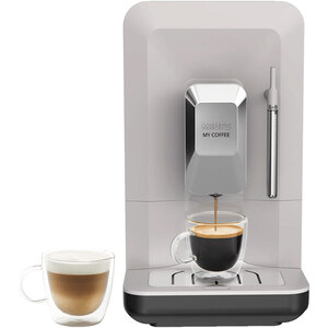 Espressor automat KRUPS My Coffee+ EA201BE0, 1.5l, 1700W, 15 bar, gri deschis Espressor automat KRUPS My Coffee+ EA201BE0, 1.5l, 1700W, 15 bar, gri deschis