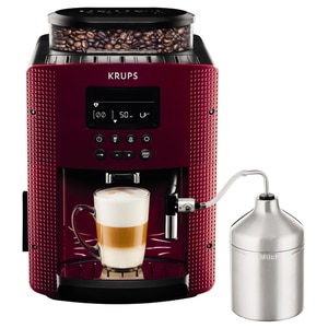 Espressor automat KRUPS Essential EA816570, 1.7l, 1450W, 15 bar, rosu-negru Espressor automat KRUPS Essential EA816570, 1.7l, 1450W, 15 bar, rosu-negru