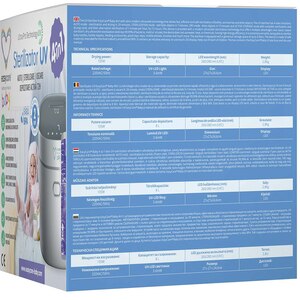 Sterilizator biberoane UV 4in1 EASYCARE EASY00250, 8l, 135W, alb-gri Sterilizator biberoane UV 4in1 EASYCARE EASY00250, 8l, 135W, alb-gri