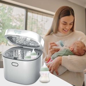 Sterilizator biberoane UV 4in1 EASYCARE EASY00250, 8l, 135W, alb-gri Sterilizator biberoane UV 4in1 EASYCARE EASY00250, 8l, 135W, alb-gri