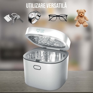 Sterilizator biberoane UV 4in1 EASYCARE EASY00250, 8l, 135W, alb-gri Sterilizator biberoane UV 4in1 EASYCARE EASY00250, 8l, 135W, alb-gri