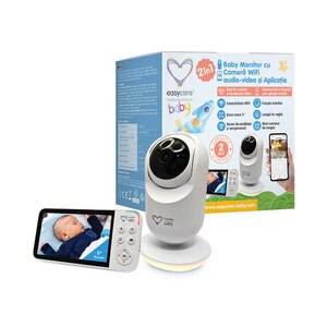 Monitor video EASYCARE Wi-Fi EASY00279, 5", alb Monitor video EASYCARE Wi-Fi EASY00279, 5", alb