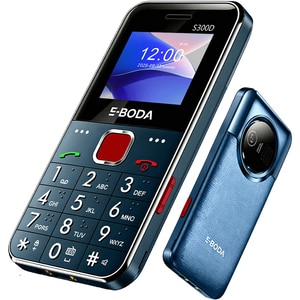 Telefon E-BODA Senior S300D, 2G, Dual SIM, albastru Telefon E-BODA Senior S300D, 2G, Dual SIM, albastru