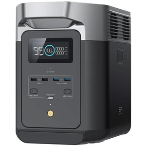 Statie incarcare ECOFLOW Delta 2, 1024Wh, 2700W, USB C, USB A, negru Statie incarcare ECOFLOW Delta 2, 1024Wh, 2700W, USB C, USB A, negru