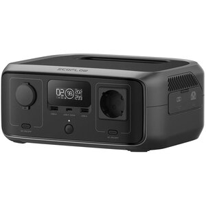 Statie de incarcare ECOFLOW River 3 UPS, 245Wh, 300W, negru Statie de incarcare ECOFLOW River 3 UPS, 245Wh, 300W, negru