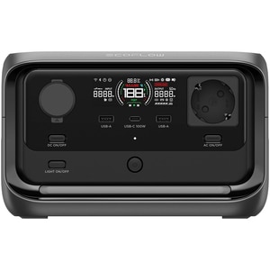 Statie de incarcare ECOFLOW River 3 Plus Wireless, 286Wh, 600W, negru Statie de incarcare ECOFLOW River 3 Plus Wireless, 286Wh, 600W, negru