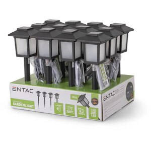 Lampa solara ENTAC EGSL-P10LF-32.5, LED, plastic, negru Lampa solara ENTAC EGSL-P10LF-32.5, LED, plastic, negru