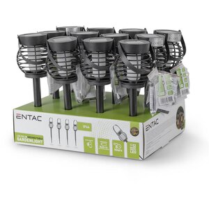 Lampa solara ENTAC EGSL-P12LF-2IN1, LED, plastic, negru Lampa solara ENTAC EGSL-P12LF-2IN1, LED, plastic, negru