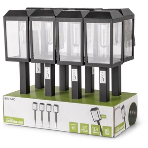 Lampa solara ENTAC EGSL-P1LHS, LED, plastic, negru Lampa solara ENTAC EGSL-P1LHS, LED, plastic, negru
