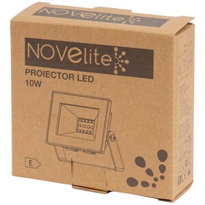 Proiector LED NOVELITE SMD V4, 10W, 6500K, IP65, negru Proiector LED NOVELITE SMD V4, 10W, 6500K, IP65, negru
