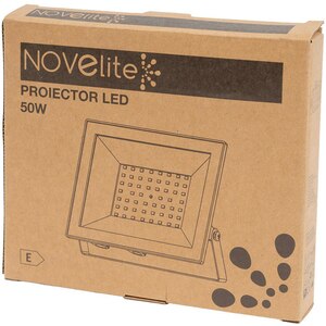 Proiector LED NOVELITE SMD V4, 50W, 6500K, IP65, negru Proiector LED NOVELITE SMD V4, 50W, 6500K, IP65, negru