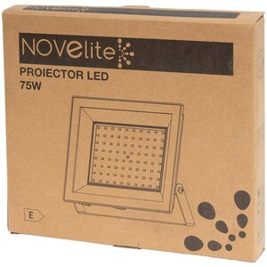 Proiector LED NOVELITE SMD V4, 75W, 6500K, IP65, negru Proiector LED NOVELITE SMD V4, 75W, 6500K, IP65, negru