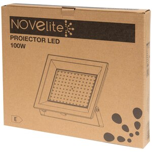 Proiector LED NOVELITE SMD V4, 100W, 6500K, IP65, negru Proiector LED NOVELITE SMD V4, 100W, 6500K, IP65, negru