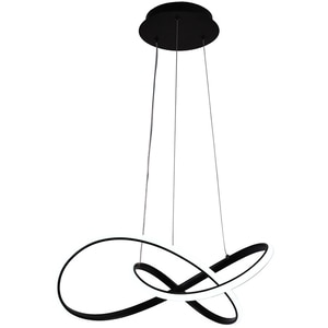 Pendul LED ERSTE Libra, 55W, 3410lm, IP20, negru Pendul LED ERSTE Libra, 55W, 3410lm, IP20, negru