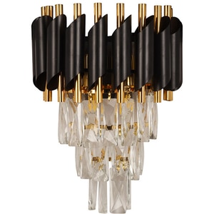 Aplica ERSTE Cristal, E14, 40W, IP20, auriu Aplica ERSTE Cristal, E14, 40W, IP20, auriu