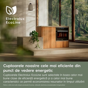 Cuptor incorporabil ELECTROLUX EOA9S3DC, Electric, SteamPro, Autocuratare cu abur, 70 l, Clasa A++, negru Cuptor incorporabil ELECTROLUX EOA9S3DC, Electric, SteamPro, Autocuratare cu abur, 70 l, Clasa A++, negru