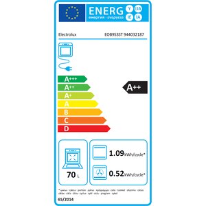 Cuptor incorporabil ELECTROLUX EOB9S3ST, Electric, SteamPro, Autocuratare cu abur, 70 l, Clasa A++, Wi-Fi, negru mat Cuptor incorporabil ELECTROLUX EOB9S3ST, Electric, SteamPro, Autocuratare cu abur, 70 l, Clasa A++, Wi-Fi, negru mat