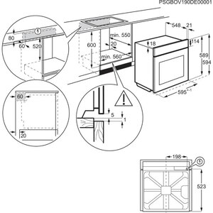 Cuptor incorporabil ELECTROLUX EOF7P86H2, Electric, SurroundCook, Autocuratare pirolitica, 72 l, Clasa A++, negru Cuptor incorporabil ELECTROLUX EOF7P86H2, Electric, SurroundCook, Autocuratare pirolitica, 72 l, Clasa A++, negru