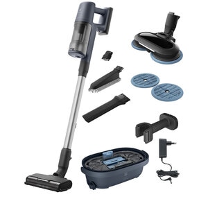Set aspirator vertical ELECTROLUX 600 EP61H21WET + Statie curatare PowerPro EPPCS2, 0.5l, 21.62V, albastru denim Set aspirator vertical ELECTROLUX 600 EP61H21WET + Statie curatare PowerPro EPPCS2, 0.5l, 21.62V, albastru denim