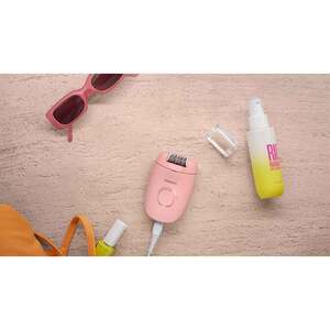 Epilator PHILIPS Seria 2000 BRE227/00, 1 viteza, 2 accesorii, retea, corai Epilator PHILIPS Seria 2000 BRE227/00, 1 viteza, 2 accesorii, retea, corai
