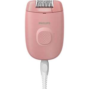 Epilator PHILIPS Seria 2000 BRE227/00, 1 viteza, 2 accesorii, retea, corai Epilator PHILIPS Seria 2000 BRE227/00, 1 viteza, 2 accesorii, retea, corai