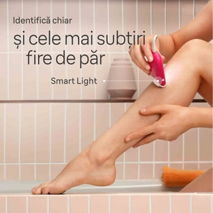 Epilator BRAUN Silk-epil 3 SE3-000, 20 pensete, 2 viteze, SmartLight, retea, alb-violet Epilator BRAUN Silk-epil 3 SE3-000, 20 pensete, 2 viteze, SmartLight, retea, alb-violet