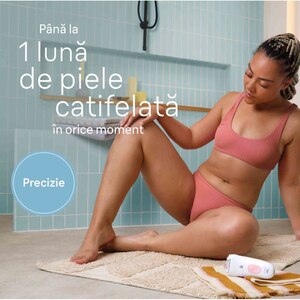 Epilator BRAUN Silk-epil 5 SE5-000, 28 pensete, 2 viteze, SmartLight, MicroGrip, Wet&Dry, acumulator, alb-roz Epilator BRAUN Silk-epil 5 SE5-000, 28 pensete, 2 viteze, SmartLight, MicroGrip, Wet&Dry, acumulator, alb-roz