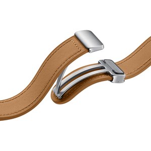 Bratara D-Buckle Hybrid Eco-Leather Band (Normal, Small/Medium) pentru SAMSUNG Galaxy Watch6, ET-SHR94LDEGEU, Camel Bratara D-Buckle Hybrid Eco-Leather Band (Normal, Small/Medium) pentru SAMSUNG Galaxy Watch6, ET-SHR94LDEGEU, Camel
