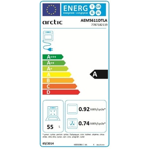 Aragaz ARCTIC AEM5611DTLA, 4 arzatoare, Gaz + Electric, L 50 cm, Grill, antracit Aragaz ARCTIC AEM5611DTLA, 4 arzatoare, Gaz + Electric, L 50 cm, Grill, antracit