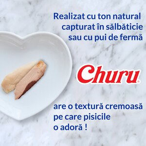 Recompense pentru pisici INABA Churu Ton si Fructe de mare, 20 x 14 g Recompense pentru pisici INABA Churu Ton si Fructe de mare, 20 x 14 g