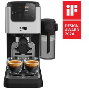 Espressor manual BEKO CaffeExperto CEP5304X, 1.1l, 1600W, 15 bar, negru-argintiu Espressor manual BEKO CaffeExperto CEP5304X, 1.1l, 1600W, 15 bar, negru-argintiu