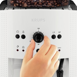 Espressor automat KRUPS Espresseria EA8105, 1.7l, 1450W, 15 bar, alb-negru Espressor automat KRUPS Espresseria EA8105, 1.7l, 1450W, 15 bar, alb-negru