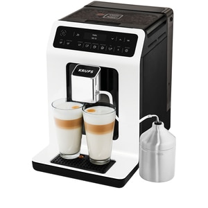 Espressor automat KRUPS Evidence EA891110, 2.3l, 1450W, 15 bar, alb-negru Espressor automat KRUPS Evidence EA891110, 2.3l, 1450W, 15 bar, alb-negru