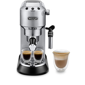 Espressor manual DELONGHI Dedica Style EC685.M, 1.1l, 1300W, 15 bar, sistem Cappuccino, argintiu-negru Espressor manual DELONGHI Dedica Style EC685.M, 1.1l, 1300W, 15 bar, sistem Cappuccino, argintiu-negru