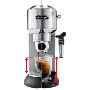Espressor manual DELONGHI Dedica Style EC685.M, 1.1l, 1300W, 15 bar, sistem Cappuccino, argintiu-negru Espressor manual DELONGHI Dedica Style EC685.M, 1.1l, 1300W, 15 bar, sistem Cappuccino, argintiu-negru