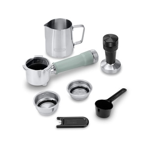 Espressor manual DELONGHI Dedica Duo EC890.GR, 1.1l, 1450W, 15 bar, sistem Cappuccino, verde-argintiu Espressor manual DELONGHI Dedica Duo EC890.GR, 1.1l, 1450W, 15 bar, sistem Cappuccino, verde-argintiu