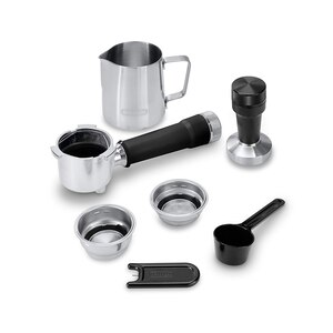 Espressor manual DELONGHI Dedica Duo EC890.M, 1.1l, 1450W, 15 bar, sistem Cappuccino, argintiu-negru Espressor manual DELONGHI Dedica Duo EC890.M, 1.1l, 1450W, 15 bar, sistem Cappuccino, argintiu-negru