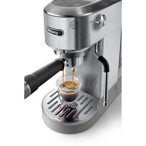 Espressor manual DELONGHI Dedica Duo EC890.M, 1.1l, 1450W, 15 bar, sistem Cappuccino, argintiu-negru Espressor manual DELONGHI Dedica Duo EC890.M, 1.1l, 1450W, 15 bar, sistem Cappuccino, argintiu-negru