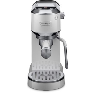 Espressor manual DELONGHI Dedica Duo EC890.WI, 1.1l, 1450W, 15 bar, sistem Cappuccino, alb-argintiu Espressor manual DELONGHI Dedica Duo EC890.WI, 1.1l, 1450W, 15 bar, sistem Cappuccino, alb-argintiu