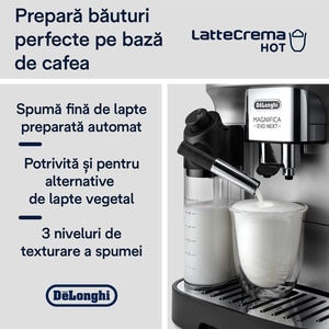 Espressor automat DELONGHI Magnifica Evo Next ECAM310.80.SB, 1.9l, 1450W, 15 bar, argintiu-negru Espressor automat DELONGHI Magnifica Evo Next ECAM310.80.SB, 1.9l, 1450W, 15 bar, argintiu-negru
