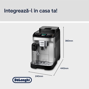 Espressor automat DELONGHI Magnifica Evo Next ECAM310.80.SB, 1.9l, 1450W, 15 bar, argintiu-negru Espressor automat DELONGHI Magnifica Evo Next ECAM310.80.SB, 1.9l, 1450W, 15 bar, argintiu-negru