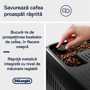 Espressor automat DELONGHI Magnifica Plus ECAM320.70.TB, 1.9l, 1450W, 15 bar, gri inchis-negru Espressor automat DELONGHI Magnifica Plus ECAM320.70.TB, 1.9l, 1450W, 15 bar, gri inchis-negru