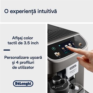 Espressor automat DELONGHI Magnifica Plus ECAM320.70.TB, 1.9l, 1450W, 15 bar, gri inchis-negru Espressor automat DELONGHI Magnifica Plus ECAM320.70.TB, 1.9l, 1450W, 15 bar, gri inchis-negru