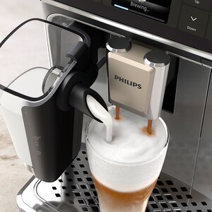 Espressor automat PHILIPS Seria 4400 EP4446/70, 1.8l, 1500W, 15 bar, argintiu-negru Espressor automat PHILIPS Seria 4400 EP4446/70, 1.8l, 1500W, 15 bar, argintiu-negru
