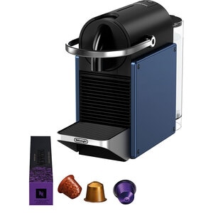 Espressor capsule NESPRESSO Pixie EN127.BL, 1l, 1260W, 19 bar, albastru inchis-negru Espressor capsule NESPRESSO Pixie EN127.BL, 1l, 1260W, 19 bar, albastru inchis-negru