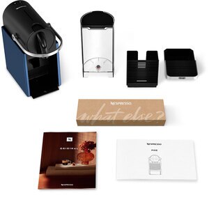 Espressor capsule NESPRESSO Pixie EN127.BL, 1l, 1260W, 19 bar, albastru inchis-negru Espressor capsule NESPRESSO Pixie EN127.BL, 1l, 1260W, 19 bar, albastru inchis-negru