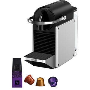 Espressor capsule NESPRESSO Pixie EN127.S, 1l, 1260W, 19 bar, argintiu-negru Espressor capsule NESPRESSO Pixie EN127.S, 1l, 1260W, 19 bar, argintiu-negru