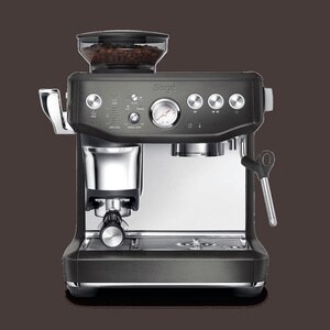 Espressor manual SAGE Barista Impress SES876BST, 2l, 1850W, 15 bar, sistem termic Thermocoil, gri inchis-negru Espressor manual SAGE Barista Impress SES876BST, 2l, 1850W, 15 bar, sistem termic Thermocoil, gri inchis-negru