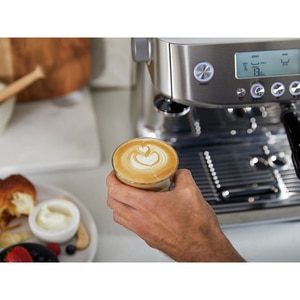 Espressor manual SAGE Barista Pro SES878BST, 1.9l, 1680W, 15 bar, sistem termic ThermoJet, negru mat-argintiu Espressor manual SAGE Barista Pro SES878BST, 1.9l, 1680W, 15 bar, sistem termic ThermoJet, negru mat-argintiu