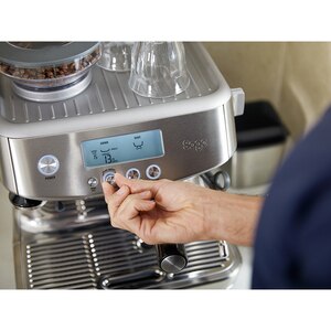 Espressor manual SAGE Barista Pro SES878BST, 1.9l, 1680W, 15 bar, sistem termic ThermoJet, negru mat-argintiu Espressor manual SAGE Barista Pro SES878BST, 1.9l, 1680W, 15 bar, sistem termic ThermoJet, negru mat-argintiu